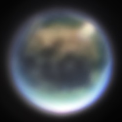 Infrared view of titan